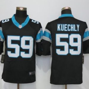 Nike Carolina Panthers 59 Kuechly Black Limited Jersey
