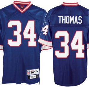 NFL Buffalo Bills #34 Thurman Thomas throwback Jersey in Blue
