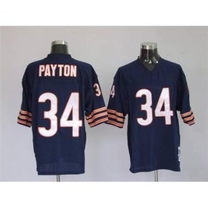Blue Walter Payton Bears NFL Throwback #34 Jersey