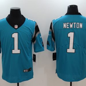 Nike Carolina Panthers 1 Newton Blue 2017 Vapor Untouchable Limited Jersey