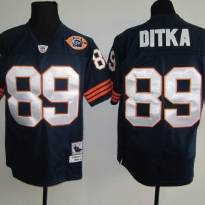 Mike Ditka Blue Reebok Bears Throwback Jersey
