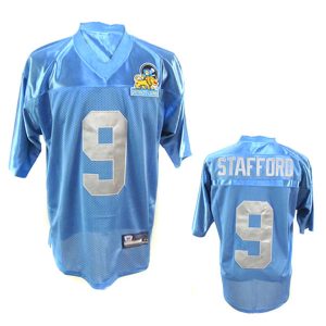 #9 Stafford Blue Detroit Lions Throwback Jersey