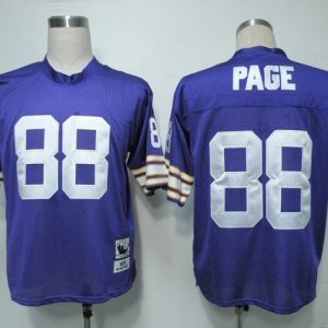 Alan Page Purple Vikings Classics Throwback 1971 Premier Jersey