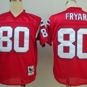 Irving Fryar Red jersey, New England Patriots #80 Throwback NFL jersey