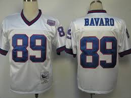 #89 Mark Bavaro White New York Giants Throwback jersey