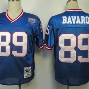 Blue Mark Bavaro jersey, New York Giants #89 Throwback jersey