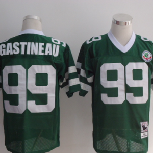 Gastineau green Jersey throwback #99 New York Jets Jersey In green