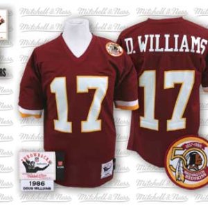#17 Doug williams Washington Redskins Red Color