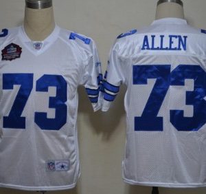 Dallas Cowboys 73 Larry Allen White Jersey