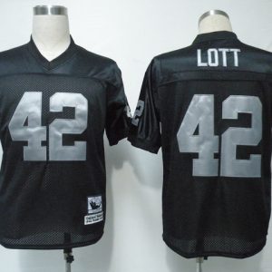 NFL Jerseys Oakland Raiders 42 LOTT Throwback black
