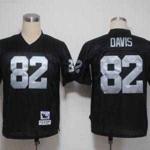 NFL Jerseys Oakland Raiders 82 DIS  Black