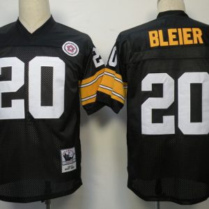 NFL Jerseys Pittsburgh Steelers 20 BLEIER Black Throwback