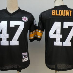 NFL jerseys Pittsburgh Steelers 47 Blount Black Throwback
