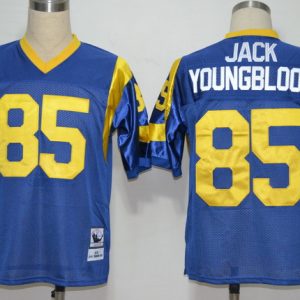 NFL Jerseys St. Louis Rams 85 Jack Youngblood Blue M&N