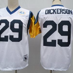 NFL Jerseys St. Louis Rams-29-Eric Dickerson-white throwback