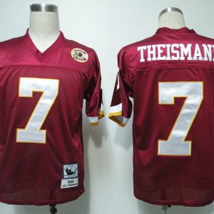 NFL Jerseys Washington Redskins 7 Theismann Red M&N
