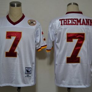NFL Jerseys Washington Redskins 7 Theismann White M&N