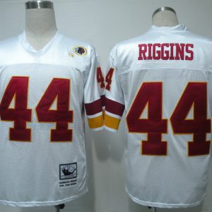 NFL Jerseys Washington Redskins 44 Riggins  White M&N