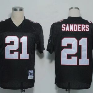 NFL Jerseys Atlanta Falcons 21 Deion Sanders Black M&N 1990
