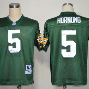 NFL Jerseys Green Bay Packers 5 HORNUNG Green M&N 1961