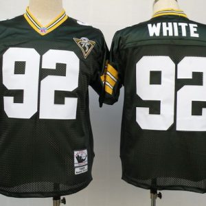 NFL Jerseys Green Bay Packers 92 White green 75th