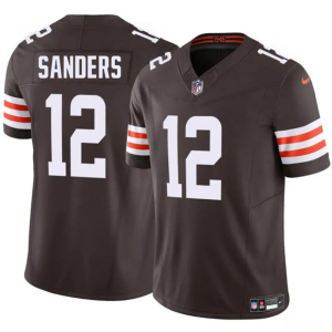 Men's Cleveland Browns #12 Shedeur Sanders Brown 2025 F.U.S.E. Vapor Limited Jersey