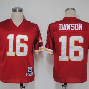 NFL Jerseys Kansas City Chiefs 16 Len Dawson Red M&N 1969