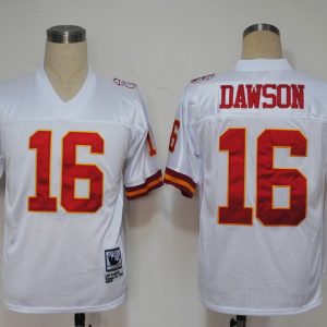 NFL Jerseys Kansas City Chiefs 16 Len Dawson White M&N 1969