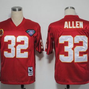 NFL Jerseys Kansas City Chiefs 32 Marcus Allen Red M&N 1994