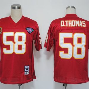 NFL Jerseys Kansas City Chiefs 58 D.Thomas M&N Red 1994