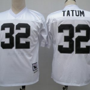 NFL Jerseys Oakland Raiders 32 Jack Tatum Throwback white