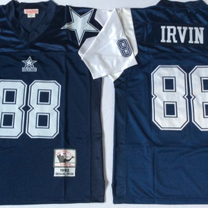 Nike Dallas Cowboys #88 Irvin Blue Thanksgiving Throwback jersey