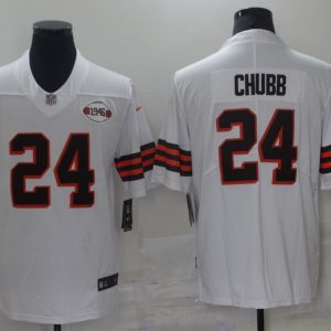 Men's Cleveland Browns #24 Nick Chubb 1946 Vapor Limited Jersey