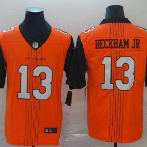Men's Cleveland Browns #13 Odell Beckham Jr. Orange 2019 City Edition Limited Jersey