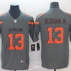 Nike Cleveland Browns #13 Odell Beckham Jr. Grey Inverted Legend Men Jersey