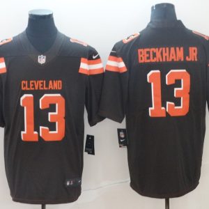 Nike Cleveland Browns  #13 Odell Beckham Jr Brown Vapor Untouchable Limited Jersey