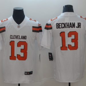 Nike Cleveland Browns  #13 Odell Beckham Jr White Vapor Untouchable Limited Jersey