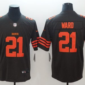 NFL Cleveland Browns #21 Ward Brown Color Rush Limited Jersey