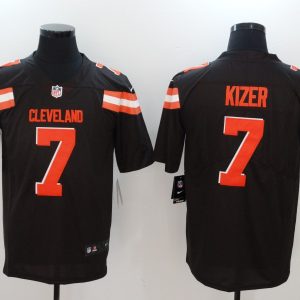NFL Cleveland Browns #7 Kizer Brown Vapor Limited Jersey