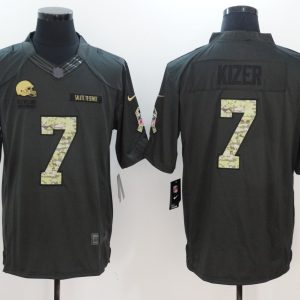 NFL Cleveland Browns #7 Kizer Salute to Service Jersey