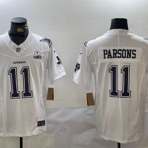 Men's Dallas Cowboys #11 Micah Parsons 2024 White F.U.S.E. Limited Jersey