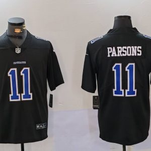 Men's Dallas Cowboys #11 Micah Parsons Black Limited Jersey