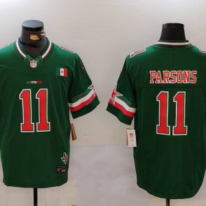 Men's Dallas Cowboys #11 Micah Parsons 2024 Mexico Green F.U.S.E. Limited Jersey