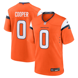 Men's Denver Broncos #0 Jonathon Cooper Orange 2025 Draft F.U.S.E. Vapor Limited Stitched Football Jersey