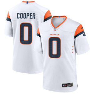 Men's Denver Broncos #0 Jonathon Cooper White 2025 Draft F.U.S.E. Vapor Limited Stitched Football Jersey