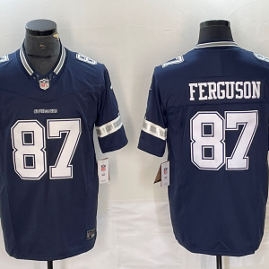 Men's Dallas Cowboys #87 Jake Ferguson Navy 2023 F.U.S.E. Vapor Untouchable Limited Jersey