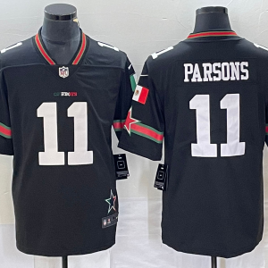 Men's Dallas Cowboys #11 Micah Parsons Black Mexico Vapor Limited Limited Jersey