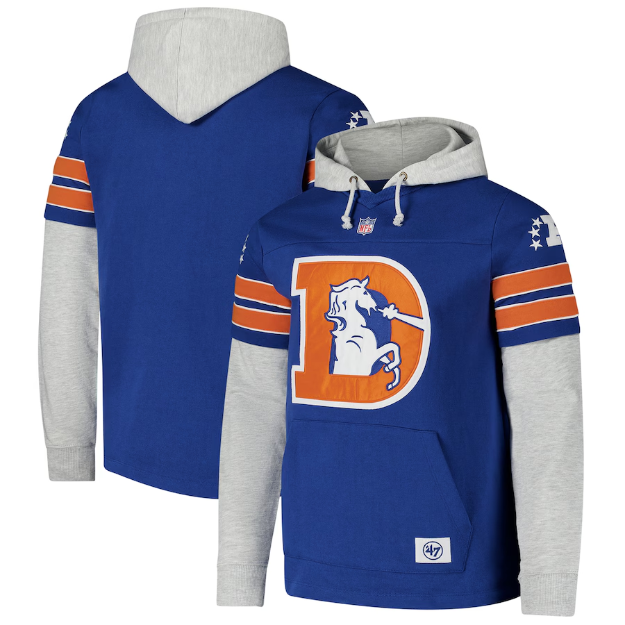 Men's Denver Broncos 2024 Black Fashion Hoodie