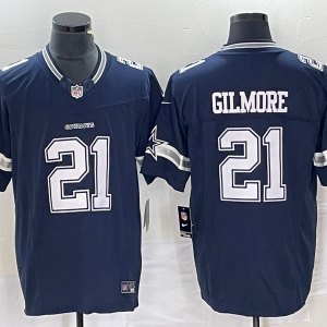 Men's Dallas Cowboys #21 Stephon Gilmore Navy 2023 F.U.S.E.Vapor Limited Jersey