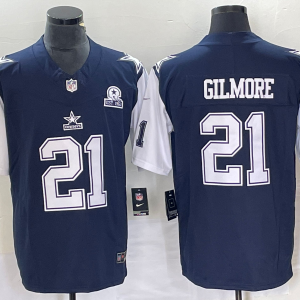 Men's Dallas Cowboys #21 Stephon Gilmore Navy 2023 F.U.S.E. With 1960 Patch Vapor Limited Jersey